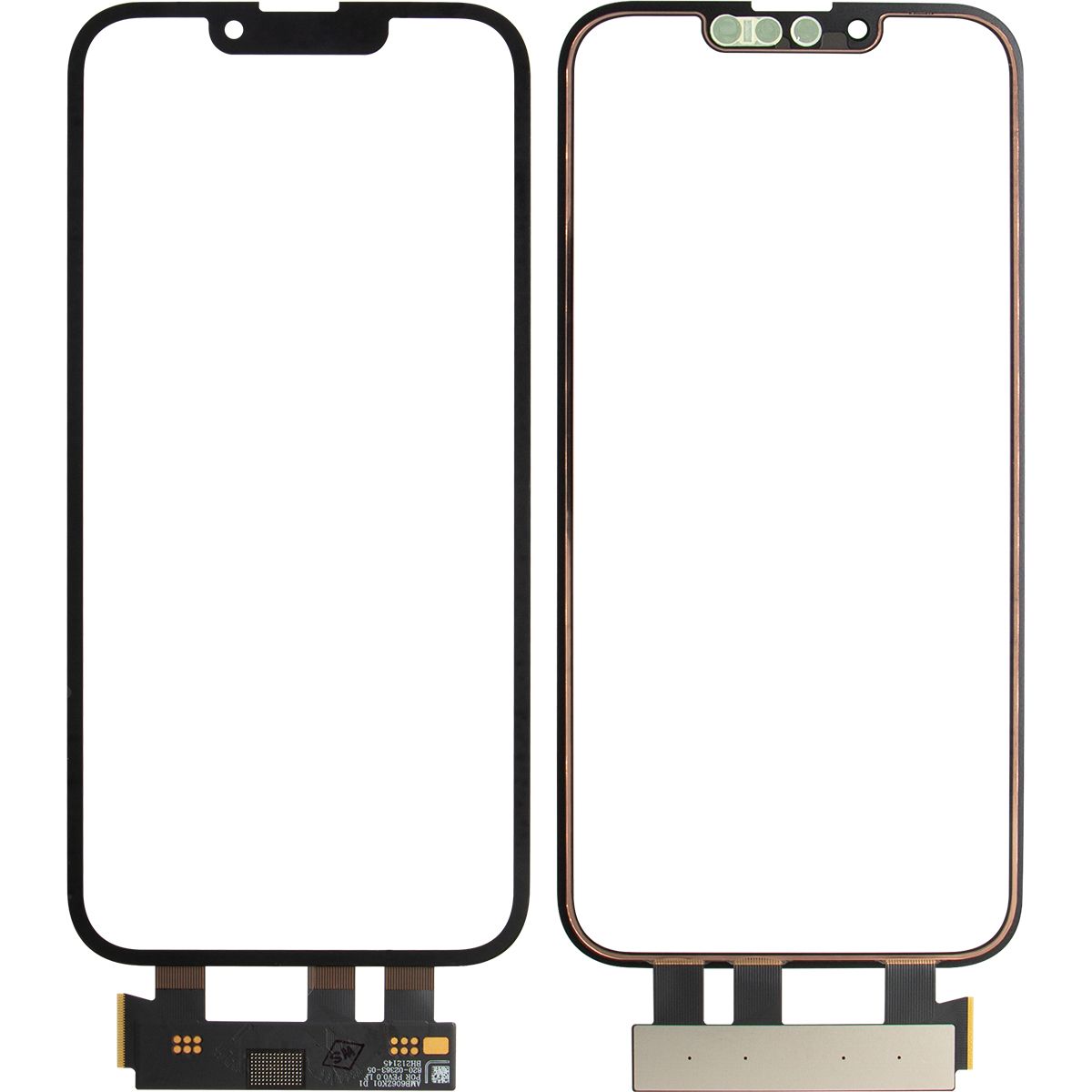 iPhone 13 Pro 4 In 1 With Frame Included (Front Glass + OCA + Short Touch + OCA Pre-Installed) (OCA Master)