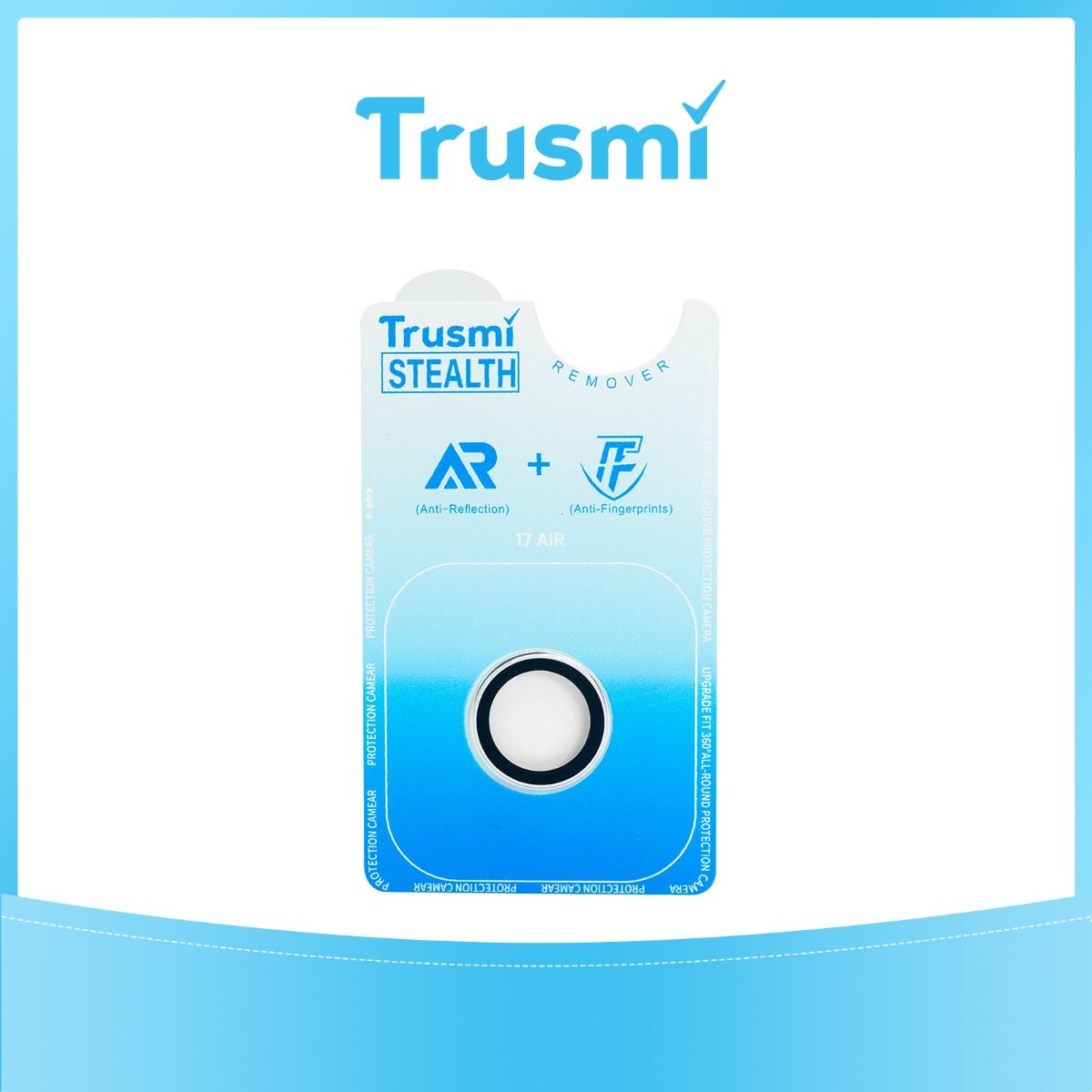 Trusmi iPhone 17 Air Back Camera Lens Protector Silver