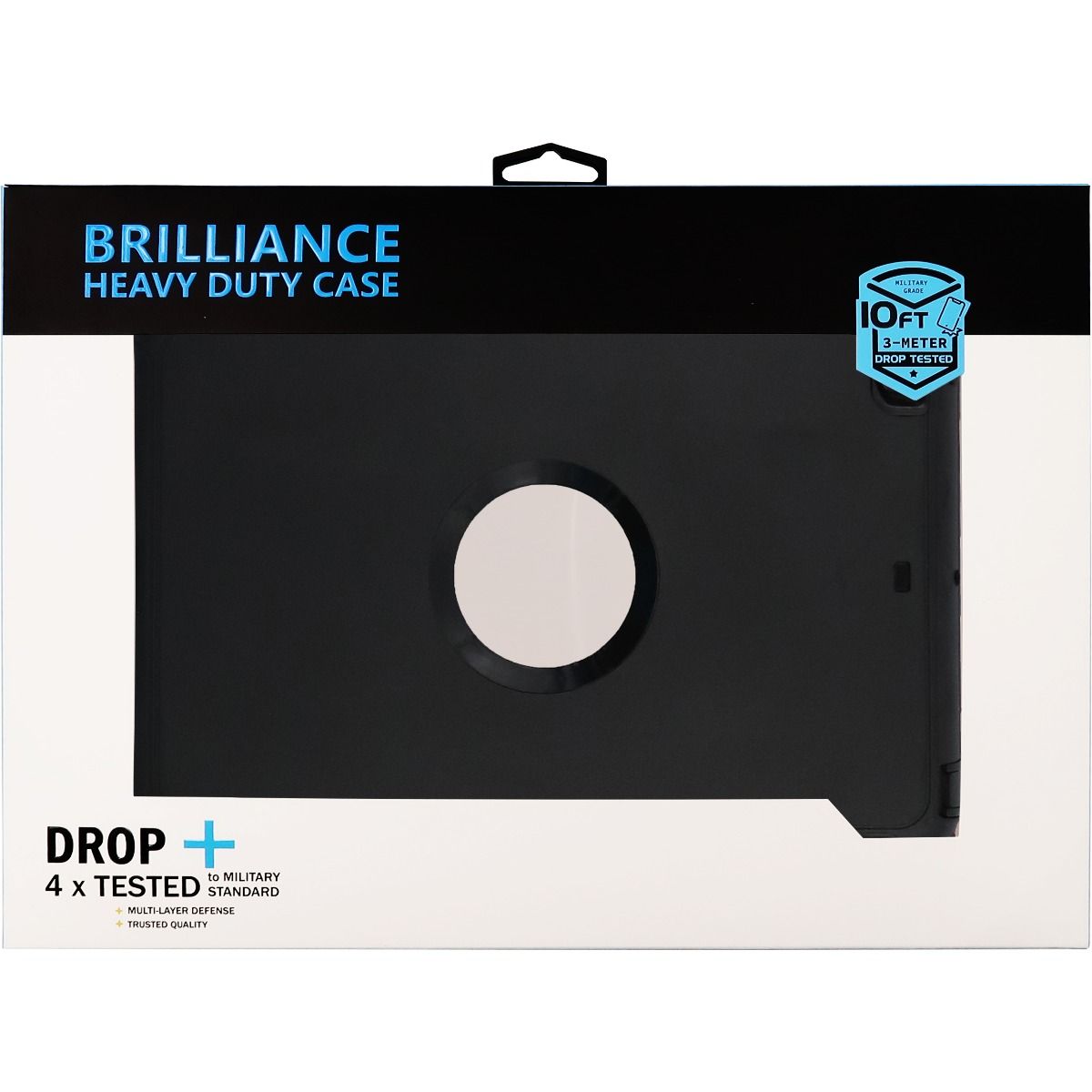 Brilliance HEAVY DUTY iPad Mini 1 / 2 / 3 Pro Series Case Black