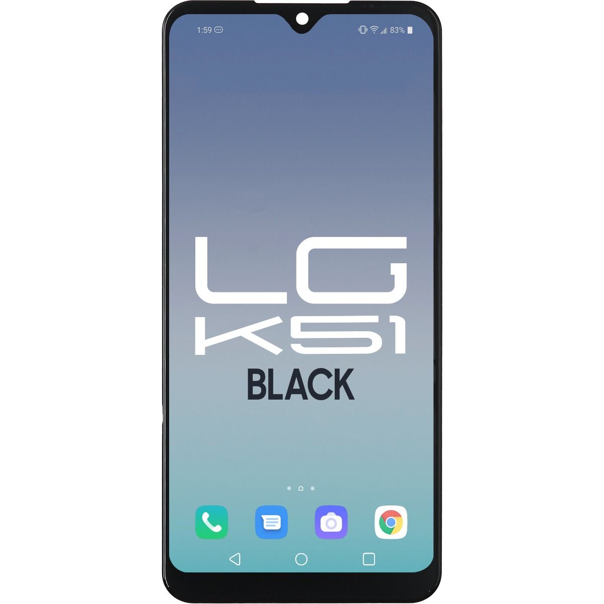 LG K51/ Q51 LCD with Touch Black