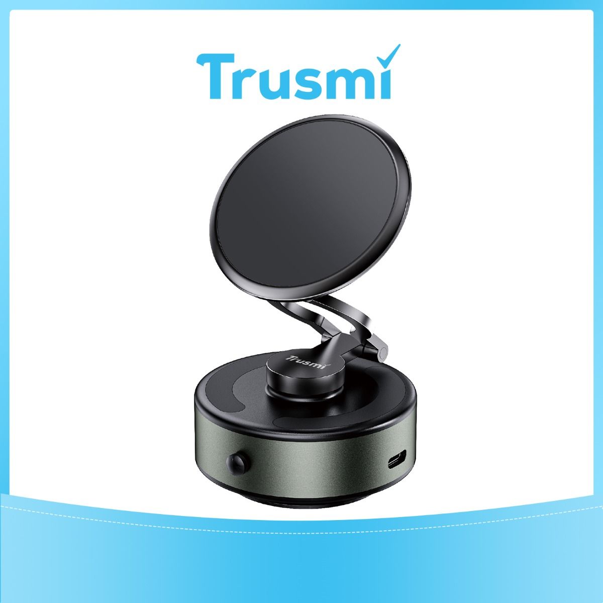 TRUSMI LP19-02 Vacuum Magnetic Car Holder (Electric) Black