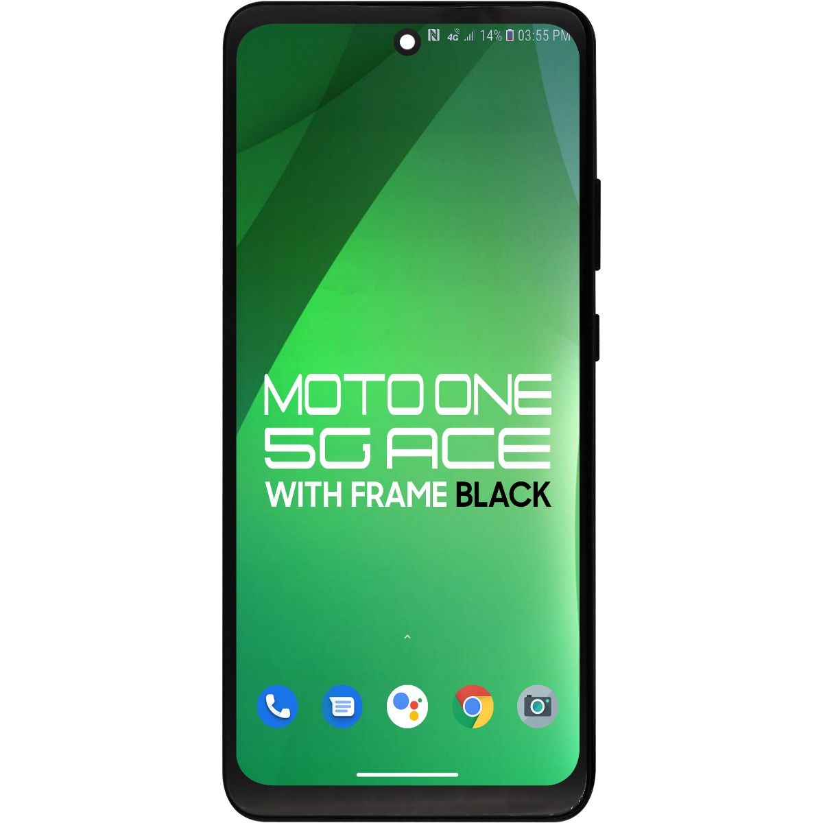 Motorola One 5G ACE LCD With Touch + Frame Black XT2113