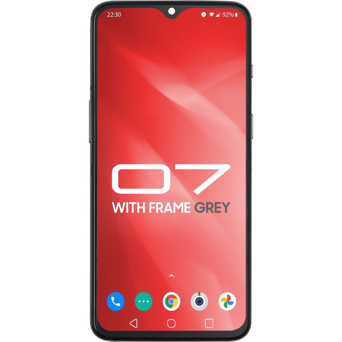 OnePlus 7 LCD With Touch + Frame Mirror Grey (Refurbished)