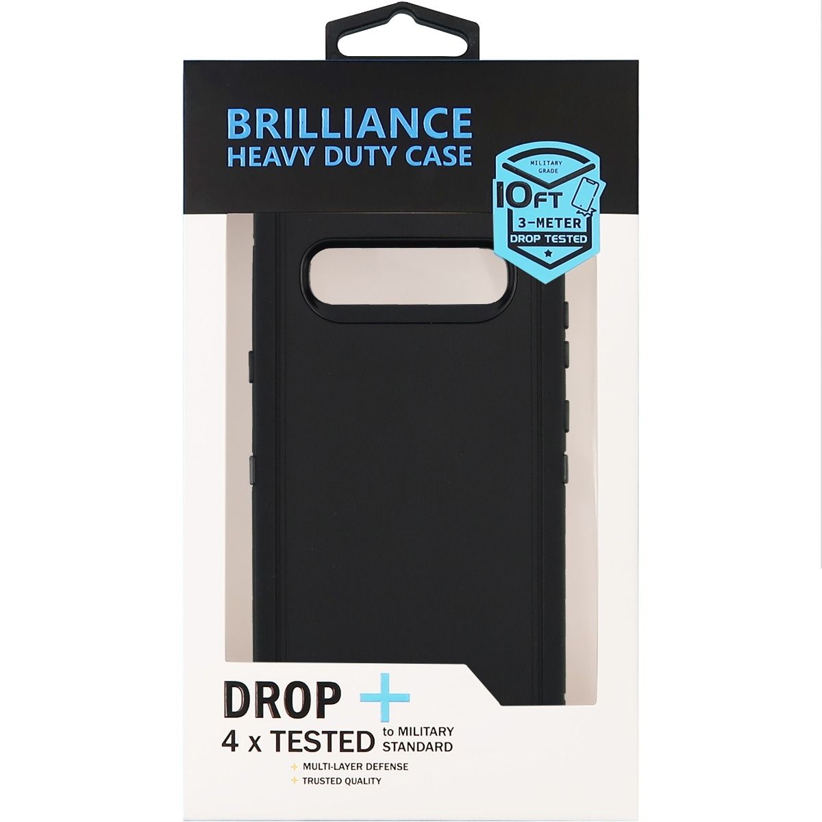 Brilliance HEAVY DUTY Samsung S10 5G Pro Series Case Black