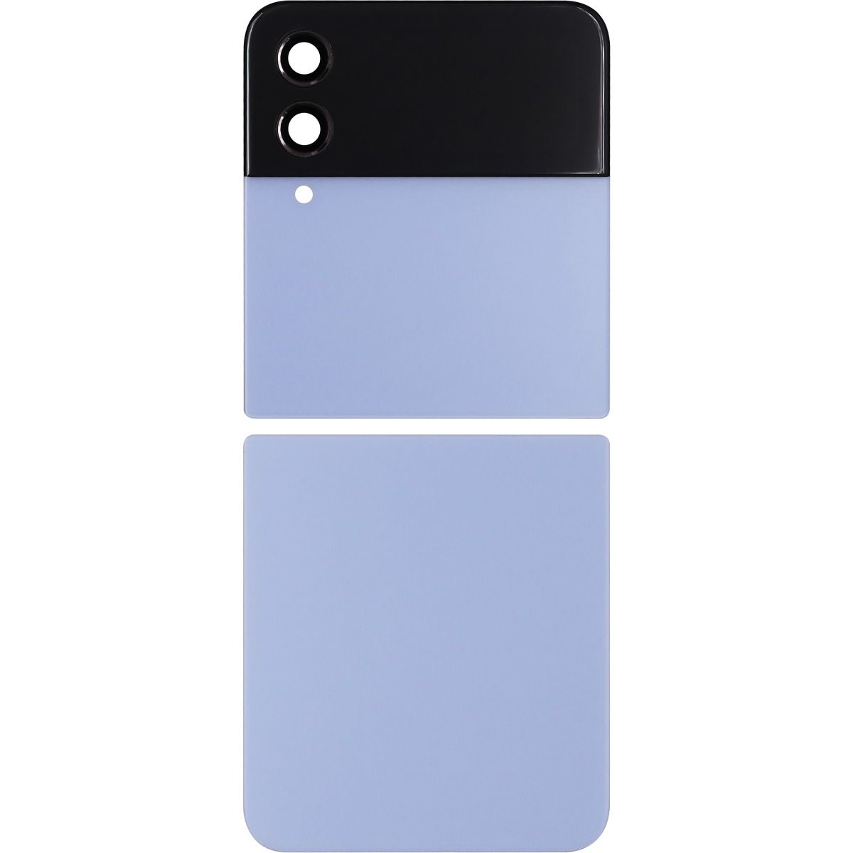 Samsung Z Flip 4 5G Back Door Blue With Camera Lens & LCD