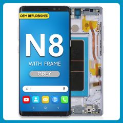 Samsung Note 8 LCD With Touch + Frame Grey (Refurbished)