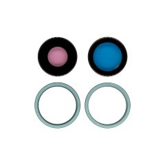 iPhone 16 / 16 Plus Back Camera Lens With Bracket & Bezel Teal (2 Piece Set)