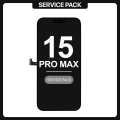 iPhone  15 Pro Max LCD with Touch Black SERVICE PACK