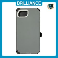 Brilliance HEAVY DUTY iPhone 16E (Pro Series) Case Grey White