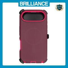 Brilliance HEAVY DUTY iPhone 17 Air (Pro Series) + Magnetic Case Dark Red