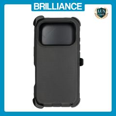 Brilliance HEAVY DUTY iPhone 17 Pro (Pro Series) Case Black