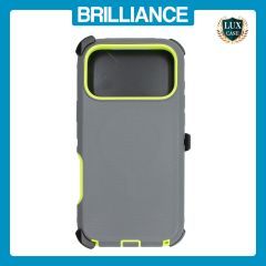 Brilliance HEAVY DUTY iPhone 17 Pro Max (Pro Series) + Magnetic Case Dark Gray + Green