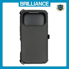 Brilliance HEAVY DUTY iPhone 17 Pro Max (Pro Series) Case Black