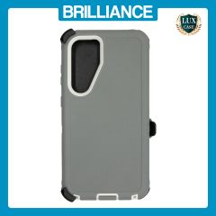 Brilliance HEAVY DUTY Samsung S25 (Pro Series) Case Grey White