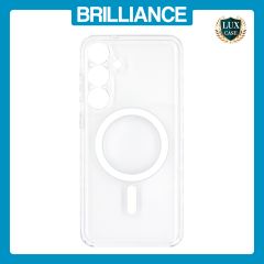 Brilliance LUX Samsung S25 Plus High-Clarity Transparent Clear PC Magnetic Phone Case