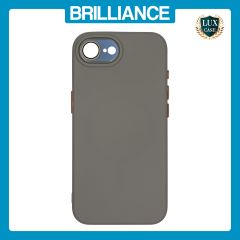 Brilliance LUX Samsung S25 FE Soft Liquid Silicone Phone Case Gray