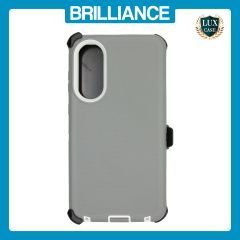 Brilliance HEAVY DUTY Samsung S25 FE (Pro Series) Case Grey White