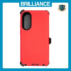 Brilliance HEAVY DUTY Samsung S25 FE (Pro Series) Case Red Black