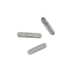 iPad Pro 12.9" 3rd Gen (2018) / iPad Pro 11" 1st Gen (2018) Hard Buttons Set (Power / Volume) Silver