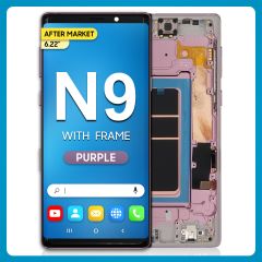 Samsung Note 9 LCD With Touch + Frame After Market Purple (BIG SIZE ) 6.22'
