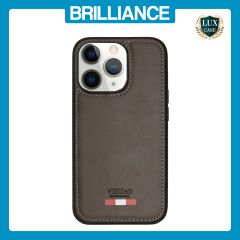 Brilliance LUX iPhone 15 Pro Max TPU PC Leather Scratch Proof Hybrid Case Green