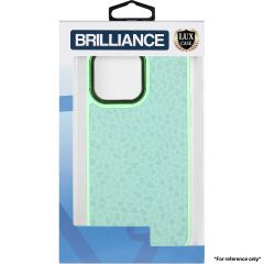 Brilliance LUX for Samsung S22 ultra Pebble pattern case Green