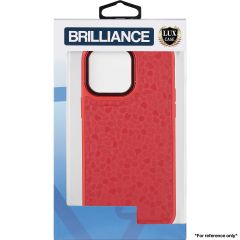 Brilliance LUX for Samsung Note 20 Plus Pebble pattern case red