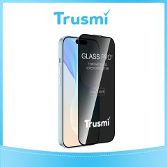 TRUSMI 3D Privacy Tempered Glass Screen Protector for iPhone 15 Pro Max