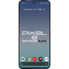Google Pixel 8 LCD With Touch + Frame Black (Refurbished)