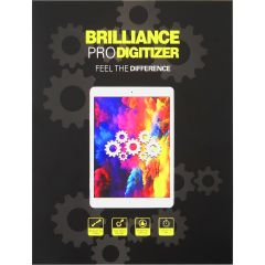 Brilliance Pro iPad Air 4 10.9'' Digitizer + Adhesive Black Best Quality