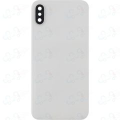 iPhone X Back Glass with Camera Lens White (No Logo)  NO LOGO