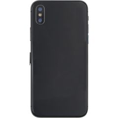 iPhone X Back Housing w/ Small Parts Black NO LOGO