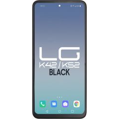 LG K42/ K52/ K62 LCD With Touch + Frame Black