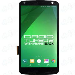 Motorola Droid Turbo 2 / X Force LCD With Touch + Frame Black XT1580 XT1585