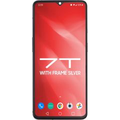 OnePlus 7T LCD with Touch + Frame Frosted Silver (Refurbished)