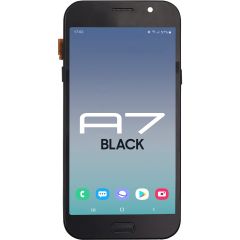 Samsung A7 2021 A720 LCD With Touch Black + Frame Best Quality
