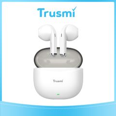 TRUSMI Semi-In-Ear Wireless Headphones White