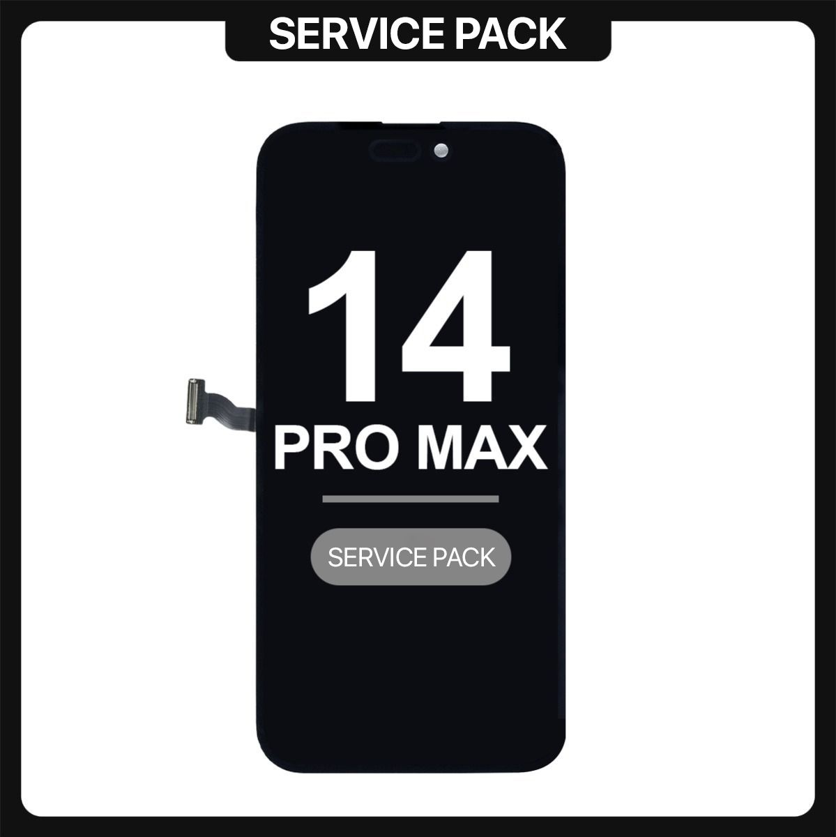 iPhone  14 Pro Max LCD with Touch Black SERVICE PACK