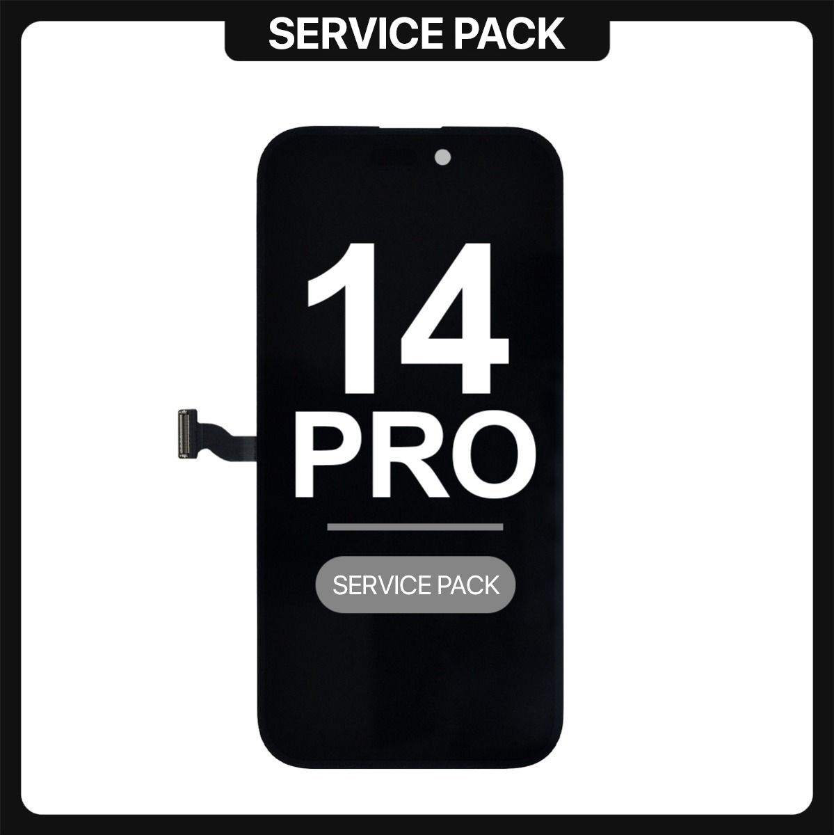 iPhone  14 Pro LCD with Touch Black SERVICE PACK