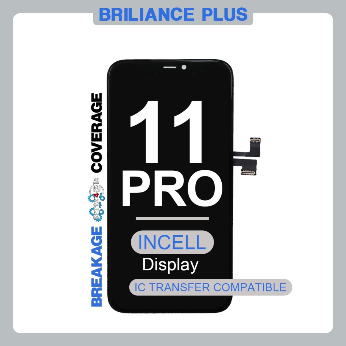 Brilliance Plus iPhone 11 Pro LCD with Touch Black (R-IC)